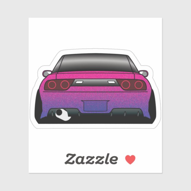 Pegatina 240sx con balanza (Hoja)