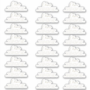 Pegatina 24 x Dirección de devolución Clásica Firma ORO Bla