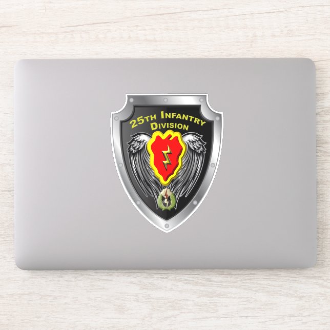 Pegatina 25.ª División de Infantería "Relámpago Tropical" (Ordenador)