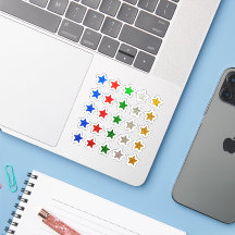 +25 Estrellas Pequeñas | Purpurina Colorida Estéti