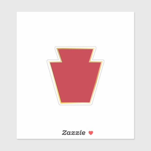 Pegatina 28.º distintivo de la División de Infantería (Hoja)