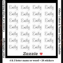 28 Personalizadas Modernas Letras 4/5 Nombre Palab