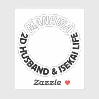 Pegatina 2d husband and isekai life sticker | manhwa sticke