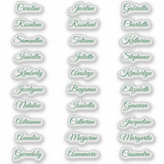Pegatina 30 Favor de Fiesta Personalizado Nombre para Regal