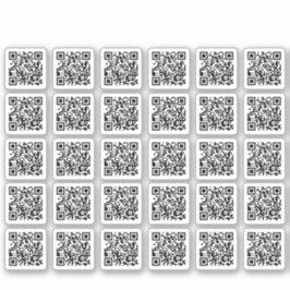 Pegatina 30 Personalizados Generar sitio web de código QR