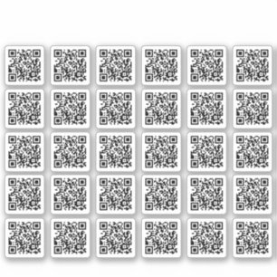 Pegatina 30 Personalizados Generar sitio web de código QR