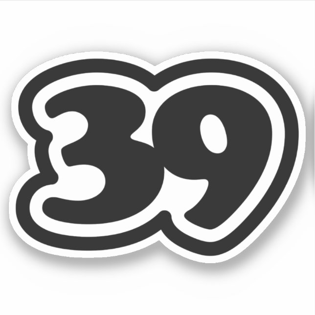 Pegatina 39 jerga japonesa sankyu (Anverso)