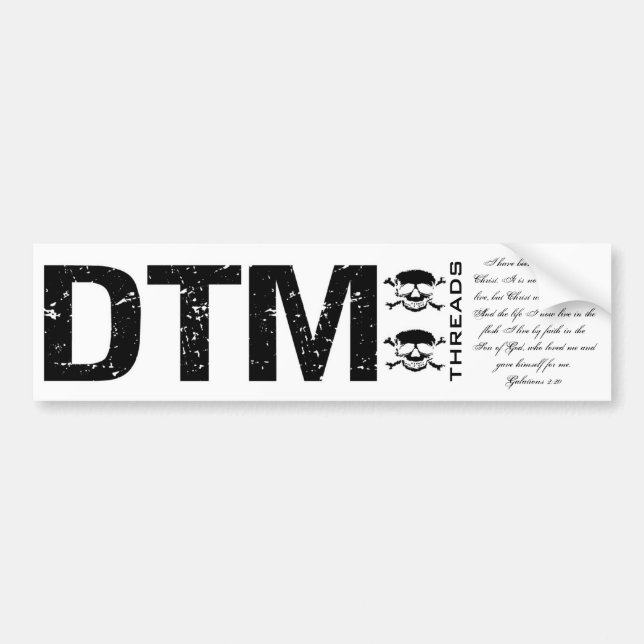 Pegatina 3 de DTM (Frente)