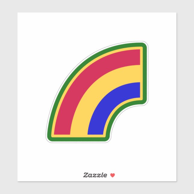 Pegatina 42ª División de Infantería Ejército de los Estados (Hoja)