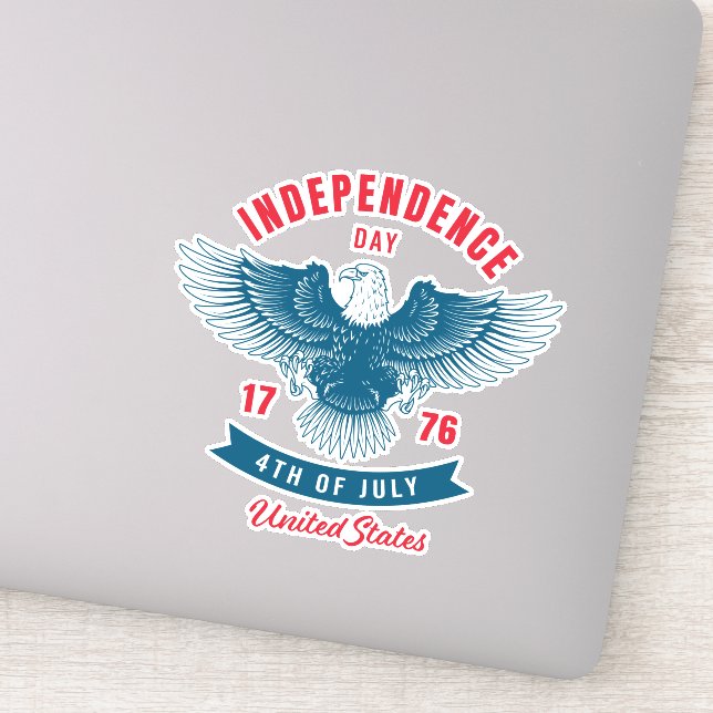 Pegatina 4 de julio (Detalle)