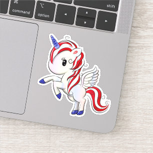 Pegatina 4 de julio: El arcoiris de Pegasus