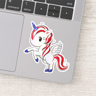 Pegatina 4 de julio: El arcoiris de Pegasus