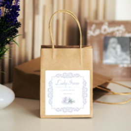 Pegatina 4 pcs Té blanco personalizado de cosecha