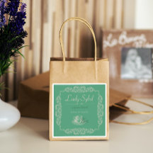 4 pcs Té verde personalizado de época