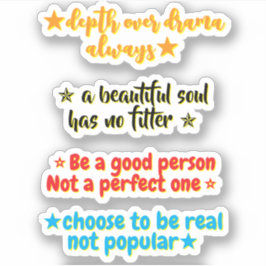 Pegatina 4 Personality Quotes | Motivational Inspirational