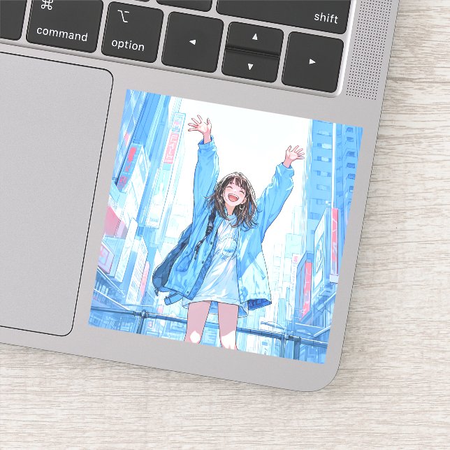 Pegatina 5万人達成記念シール seal｜寿司娘 GenerativeAI (Detalle)