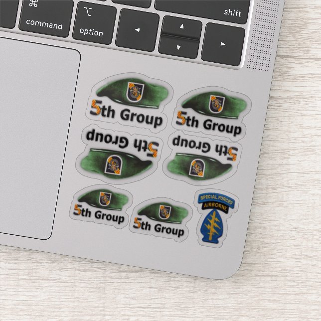 Pegatina 5.º Concurso de boinas verdes de las fuerzas espec (Detalle)