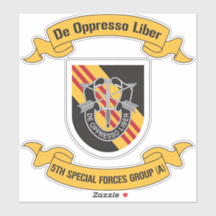 Pegatina 5.º Grupo de Fuerzas Especiales (Airborne) 5º SF