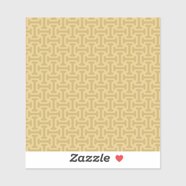 Pegatina 60s Paper Pattern (Hoja)