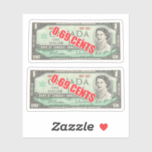 Pegatina 69 centavos