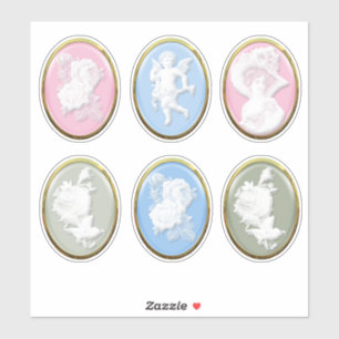 Pegatina 6 x Hermoso Scrapbooking Regalos de fabricación de