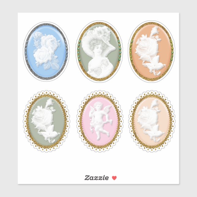 Pegatina 6 x Hermoso Scrapbooking Regalos de fabricación de (Hoja)