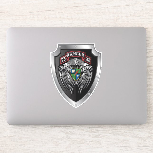 Pegatina 75.º Regimiento De Guardianes "Los Guardianes Llev (Ordenador)