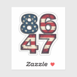 Pegatina 86 47 Orgulloso Día de toma de posesión del presid