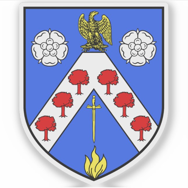 Pegatina 8.º distrito de París - Elíseo (Anverso)