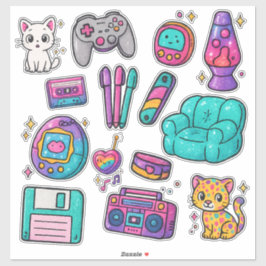 Pegatina 90s Prop Pack Stickers – Glitter