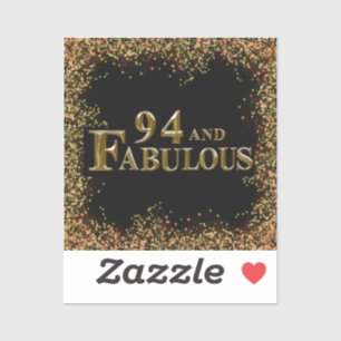 Pegatina 94 cumpleaños