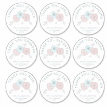 9 Nombre Individual Grande Gracias Boda De Flores