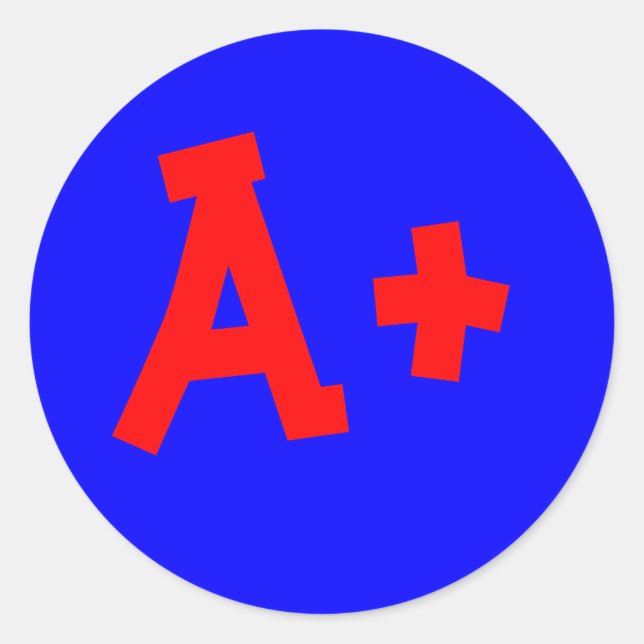 Pegatina A+ (Anverso)