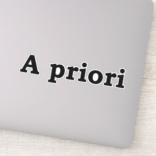 Pegatina A priori