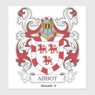 Pegatina Abbot Family Crest