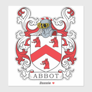 Pegatina Abbot Family Crest