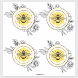 Pegatina Abeja