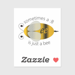 Pegatina abeja