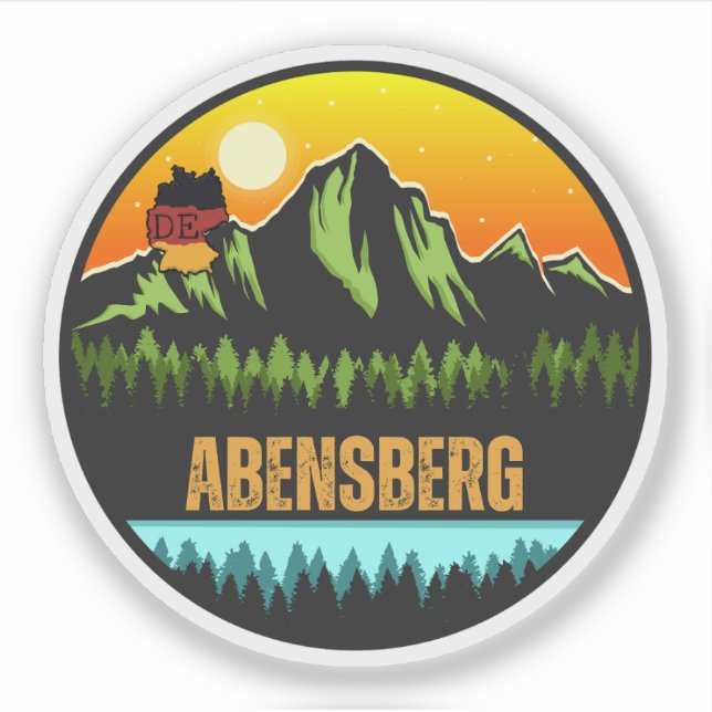 Pegatina Abensberg, Alemania (Anverso)