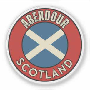 Pegatina Aberdour, Escocia