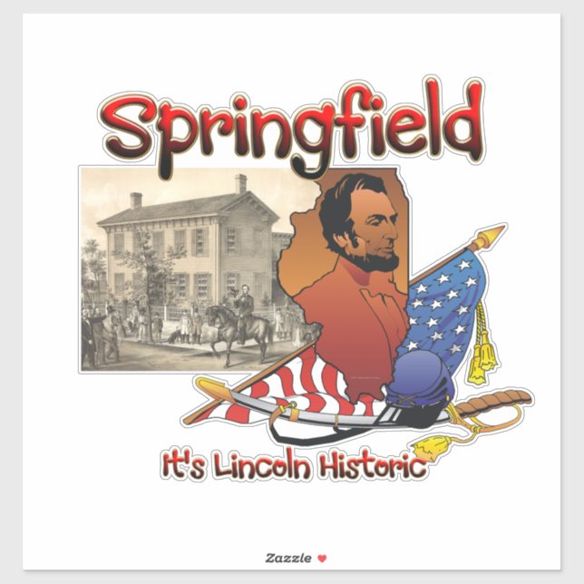 Pegatina ABH Springfield (Hoja)