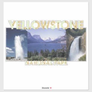 Pegatina ABH Yellowstone