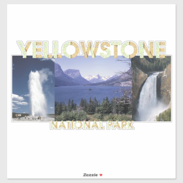 Pegatina ABH Yellowstone (Hoja)