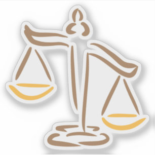 Pegatina Abogado Procurador Juez Bufete de abogados /