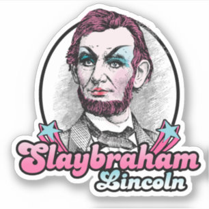 Pegatina Abraham Lincoln