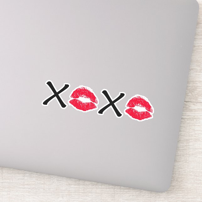 Pegatina Abrazos y besos (Detalle)