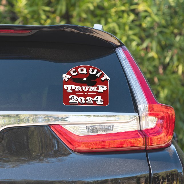 Pegatina Abreviar TRUMP 2024 (Lado del coche)