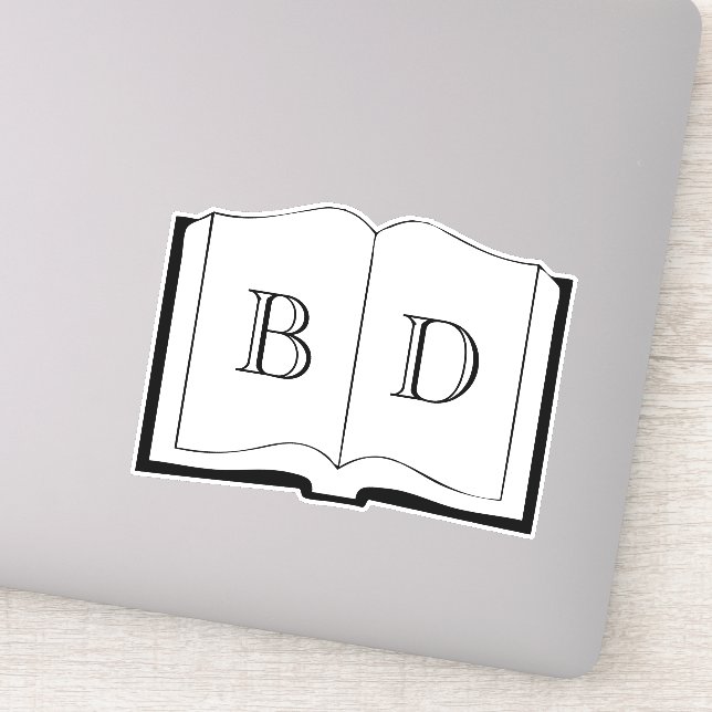 Pegatina Abrir libro (Detalle)