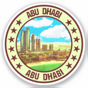 Pegatina Abu Dhabi