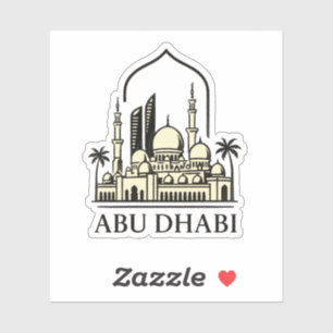 Pegatina Abu Dhabi